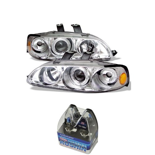 Headlight Assemblies Carpart4u CP4-PD-HC921P-4D-AM-C+NUM-H1PW