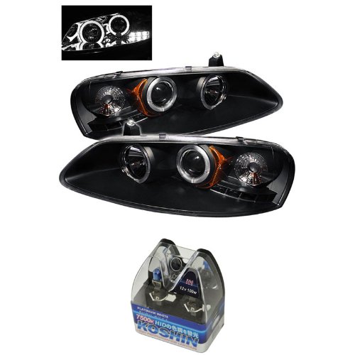 Headlight Assemblies Carpart4u CP4-PD-CSEB01-HL-BK+NUM-H1PW