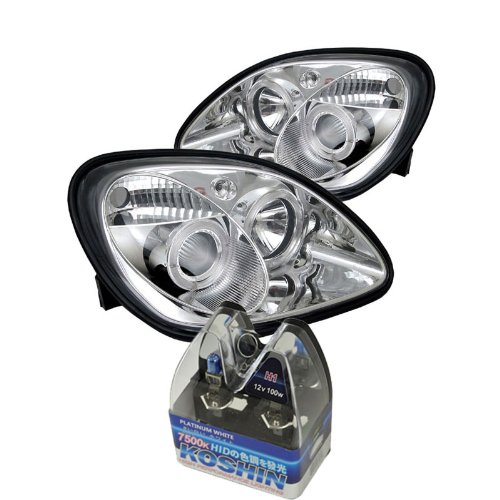 Headlight Assemblies Carpart4u CP4-PD-MBSLK98-1PC-HL-C+NUM-H1PW