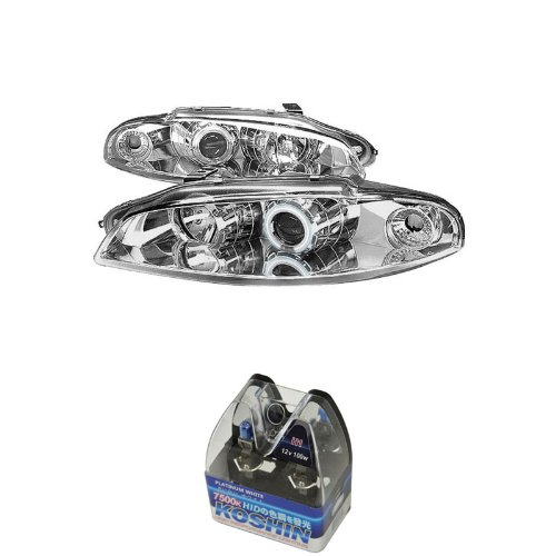 Headlight Assemblies Carpart4u CP4-PD-ME95-CCFL-C+NUM-H1PW