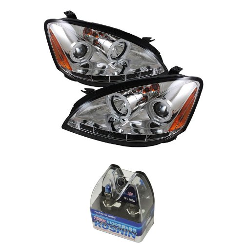 Headlight Assemblies Carpart4u CP4-PD-NA02-CCFL-C+NUM-H1PW