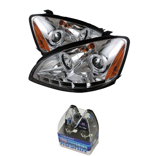 Headlight Assemblies Carpart4u CP4-PD-NA02-HL-C+NUM-H1PW