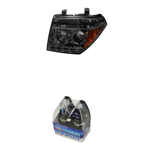 Headlight Assemblies Carpart4u CP4-PD-NF05-HL-SM+NUM-H1PW