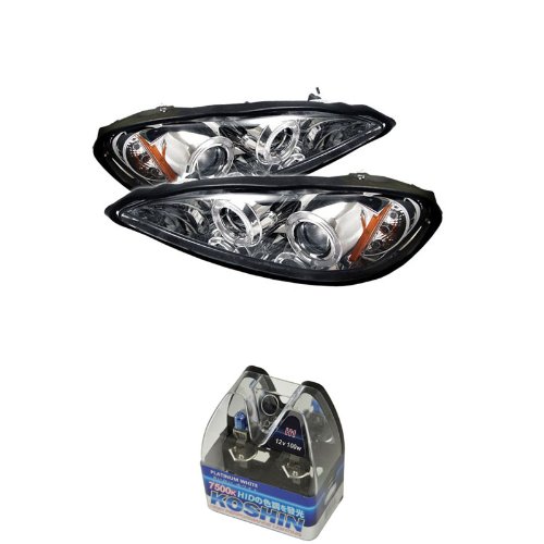 Headlight Assemblies Carpart4u CP4-PD-PGAM99-HL-C+NUM-H1PW