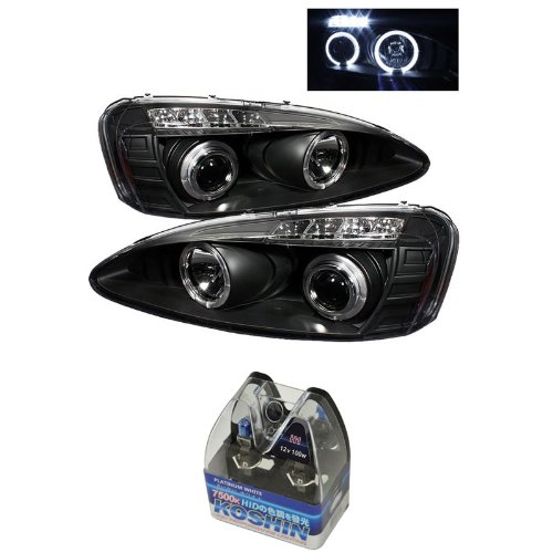 Headlight Assemblies Carpart4u CP4-PD-PGP04-HL-BK+NUM-H1PW