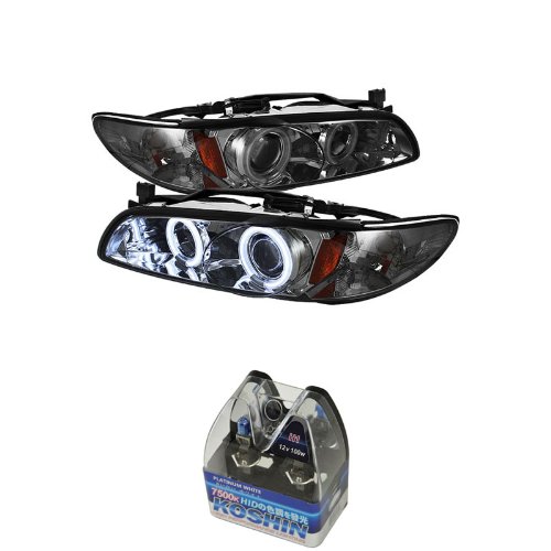 Headlight Assemblies Carpart4u CP4-PD-PGP97-1PC-CCFL-SM+NUM-H1PW