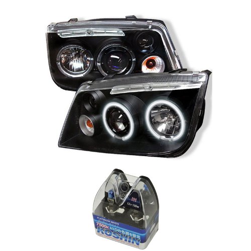 Headlight Assemblies Carpart4u CP4-PD-VJ99-CCFL-BK+NUM-H1PW