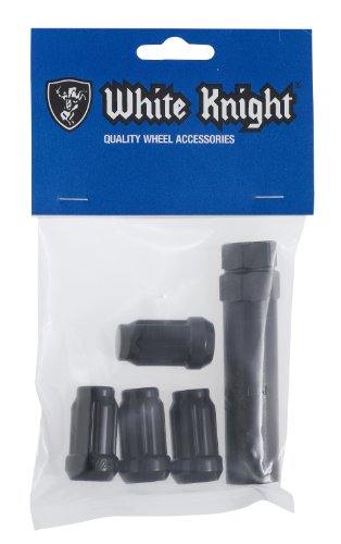 Lug Nuts White Knight Wheel Accessories 3807BK-4