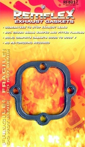 Remflex 8017 Street & Performance Collector/Reducer Exhaust Gasket, (Set of 2) Exhaust Manifold Remflex 8017
