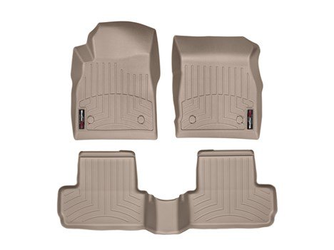 2012-2015 Buick Verano Tan Floor Liners - Full Set Custom Fit WeatherTech 456021-454412-Verano