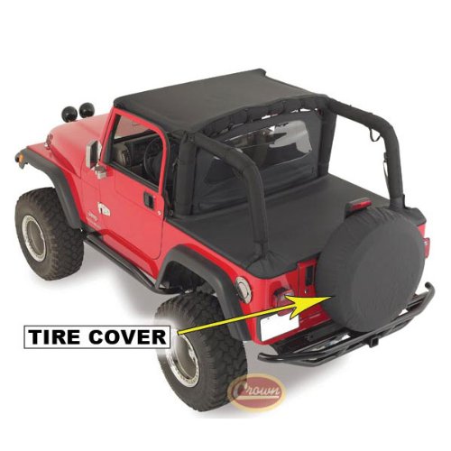 RT Off-Road TC303201 Spare Tire Cover Black For 30-32 inch Tire Tire Covers RT Off-Road TC303201
