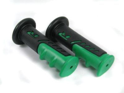 Moto-777 G6 Rubber Hand Grips Green Grips Moto-777 SHEK-GRP-006-GR