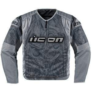 Icon Overlord Sportbike SB1 Mesh Jacket - Medium/Grey Jackets & Vests ICON 2820-2340