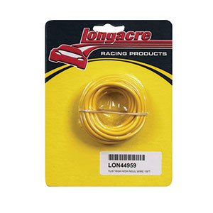 Longacre 16 gauge HD electrical wire - YELLOW - 44959 Tire Repair Tools Longacre 44959