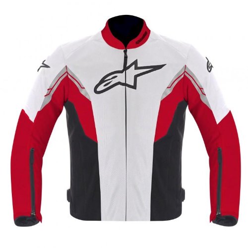 Alpinestars Viper Air Men's Textile On-Road Motorcycle Jackets - White/Red/Black / 2X-Large Jackets Alpinestars 2820-2633