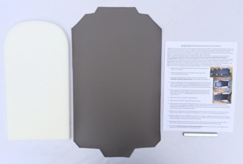 Ford Explorer Premium Padded replacement armrest console cover with staples - Medium Graphite Gray Body Explorer Supply Store 03BEXPS