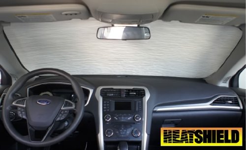 Sunshade for Ford Fusion Fusion Hybrid 2013 2014 Without Rearview Sensor Windshield Heatshield Custom-fit Sunshade Sunshades HeatShield 1411
