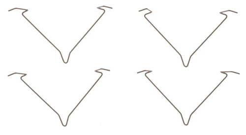 Raybestos H6027 Professional Grade Disc Brake Pad Drag Reduction Clip Brake Pads Raybestos H6027