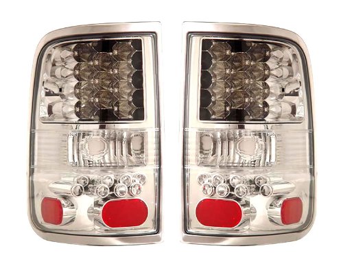 Ford F-150 Tail Light OE Style Replacement Tail Light Driver/Passenger Pair Headlight Bulbs Headlights Depot FR411-BUWE2