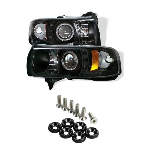 Headlight Bulbs Carpart4u CP4-PW-DR94-CCFL-BK+SPWSR-BK
