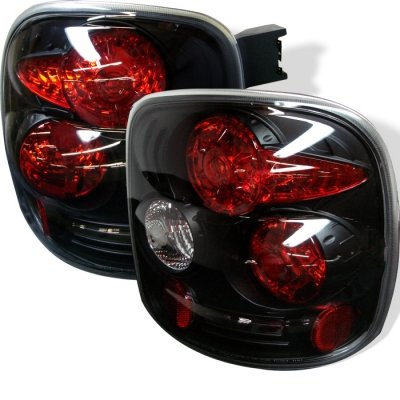 Chevy Silverado Stepside 1999 2000 01 02 03 04 Altezza Tail Lights - Black Tail Lights Spyder Auto 111-CS99STS-BK