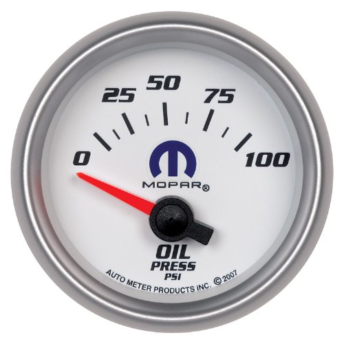 Auto Meter 880029 MOPAR Electric Oil Pressure Gauge Oil Pressure Auto Meter 880029