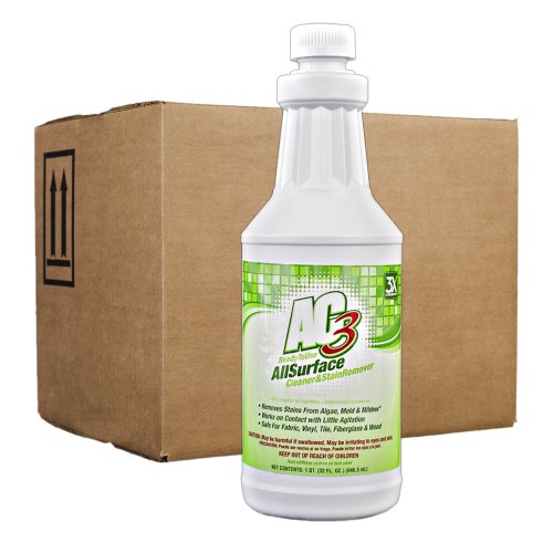3X:Chemistry 41848 AC3 All Surface Cleaner - 32 fl. oz., (Case of 12) Cleaners 3X:Chemistry 41848