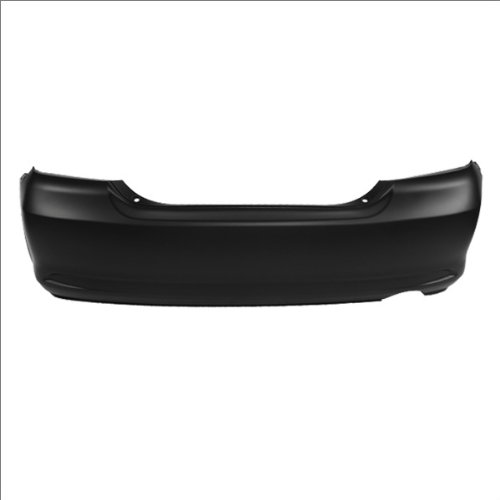 CarPartsDepot, Rear Bumper Fascia Plastic Cover Assembly Primed Black New, 352-412002-20-PM SC1100103 5215921902 Bumper Covers CarPartsDepot 352-412002-20-PM