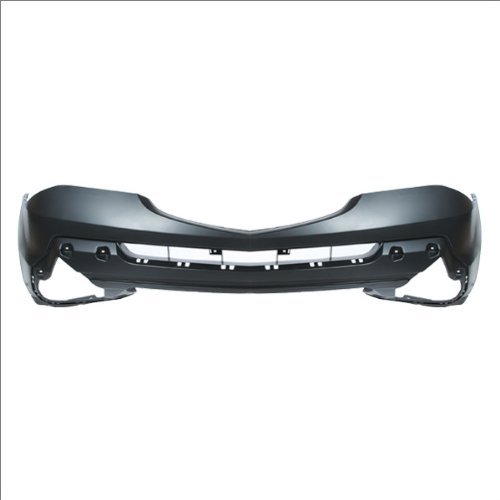 CarPartsDepot, Primed Black Plastic Front Bumper Cover SUV New Replacement, 352-101201-10-PM AC1000157 04711STXA90ZZ Bumpers CarPartsDepot 352-101201-10-PM