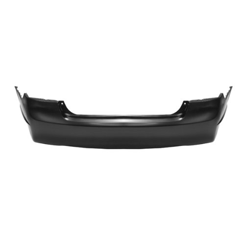 CarPartsDepot, 4-Door Sedan Rear Bumper Cover Assembly Raw Black Unpainted Plastic, 352-20559-20-BK HO1100235 04715SNAA90ZZ Bumpers CarPartsDepot 352-20559-20-BK