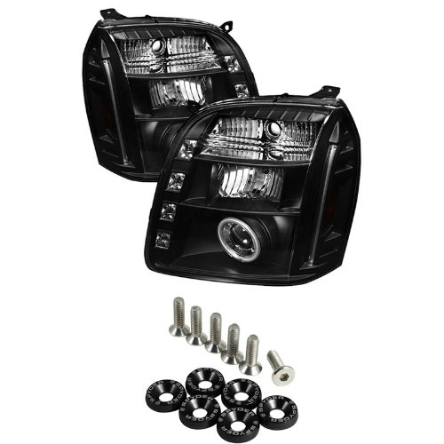 Headlight Bulbs Carpart4u CP4-PW-GY07-CCFL-BK+SPWSR-BK