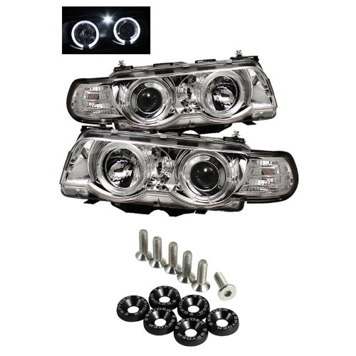 Headlight Bulbs Carpart4u CP4-PW-BMWE3899-HID-HL-C+SPWSR-BK