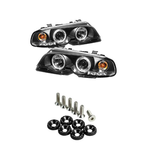 Headlight Bulbs Carpart4u CP4-PW-BMWE46-2D-HL-BK+SPWSR-BK