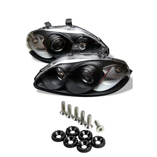 Headlight Bulbs Carpart4u CP4-PW-HC96-AM-BK+SPWSR-BK