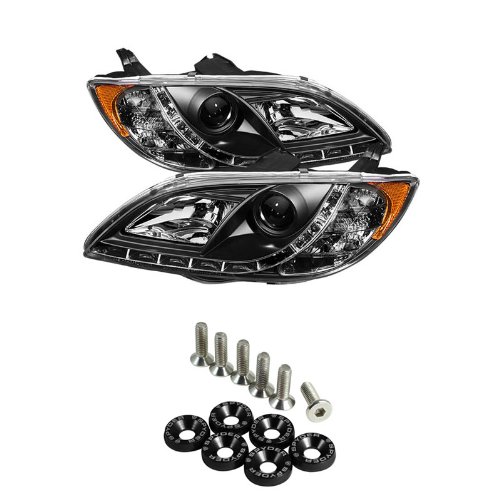 Headlight Bulbs Carpart4u CP4-PW-M304-DRL-BK+SPWSR-BK
