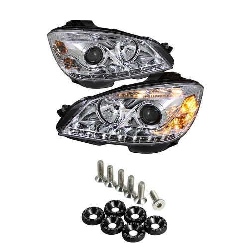 Headlight Bulbs Carpart4u CP4-PW-MBW20408-DRL-C+SPWSR-BK