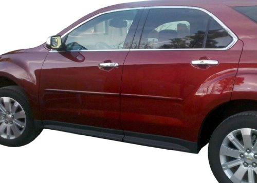 Chevrolet Equinox Body Side Moldings Painted in the Factory Paint Code of Your Choice 213M Door Spoiler and Wing King BSM EQUINOX2010-15
