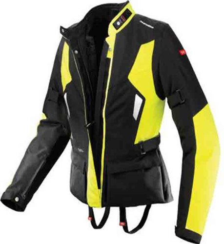 Spidi D121-486-M; Jacket Voyager H2O F.Yel Lds Md Made by Spidi Jackets & Vests Spidi D121-486-M