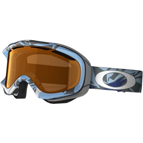 Oakley Ambush Glacier Men's Snowboard Snowmobile Goggles Eyewear - Blue/Persimmon / One Size Fits All Goggles Oakley 57-758-AMA