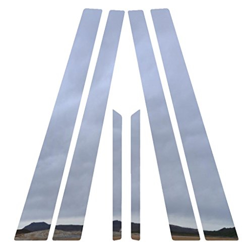 Polished Stainless Pillar Post Trim Cover fits: 1998-2002 Honda Accord 4 Door Sedan - Ferreus Industries - PIL-014-CR Window Ferreus Industries PIL-014-CR