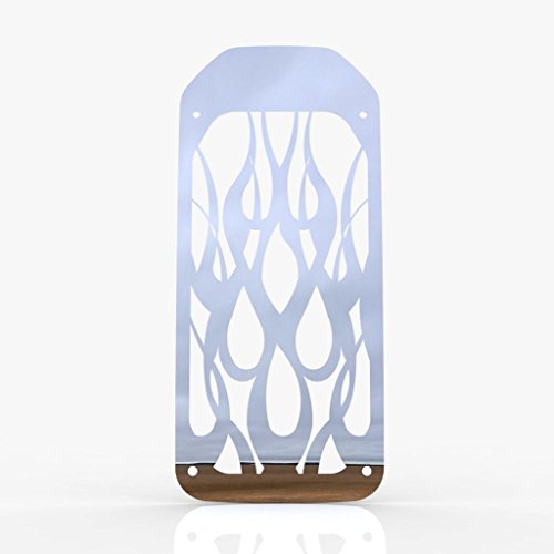 Fire Polished Stainless Radiator Grill Guard fits: 2005-2009 Suzuki Boulevard S50 - Ferreus Industries - GRL-124-04 Radiator Shrouds Ferreus Industries GRL-124-04