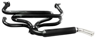 EMPI 3310 SINGLE GLASS PACK EXHAUST, TYPE 1, 1300-1600CC VW VOLKSWAGEN BUG & GHIA, TYPE 2 BUS Mufflers Empi 00-3310-0