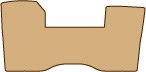 Lloyd Velourtex Carpeted Floor Mats for a 1988 Chevrolet R20 - Crew Cab - (Grey 1 Pc Front Mat - Fits 2wd Automatic Only) (AMS966888PX61JB) Custom Fit Velourtex VT04|3174610|47609|966|88|8PX61JB