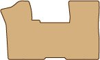 Lloyd Velourtex Carpeted Floor Mats for a 2008 Honda Element - LX - (Dk Taupe 1 Pc Front Mat - Vehicle has rubber floor) (AMS9740845XQSTY) Custom Fit Velourtex VT04|3363260|47609|974|08|45XQSTY