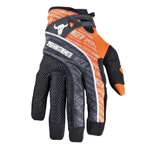 Speed and Strength Lunatic Fringe Gloves Orange (Small 87-6405) Gloves Speed and Strength sstr 876405