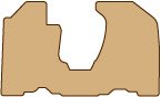 Lloyd Velourtex Carpeted Floor Mats for a 1988 Toyota Van - (Black 1 Pc Front Mat - Fits LE ONLY) (AMS960884G6F1YW) Custom Fit Velourtex VT04|3808050|47609|960|88|4G6F1YW
