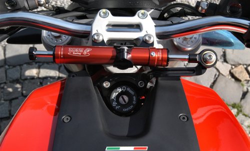 Ducati Monster 796 2010 Toby Steering Damper & Complete Mounting Kit Body & Frame Parts Toby 15.DU08.03bk