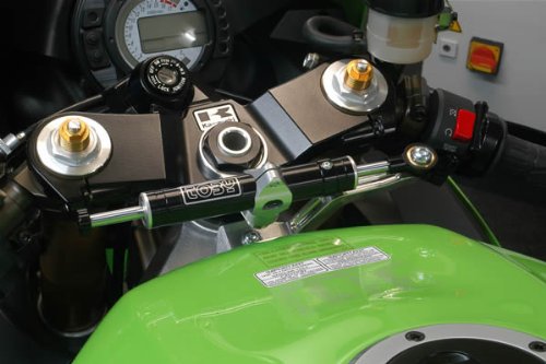 Kawasaki ZX6R 03-04 Toby Steering Damper & Complete Mounting Kit Body & Frame Parts Toby 15.KA06.10rd