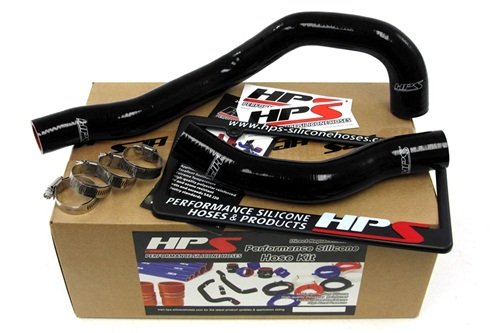 93-98 Toyota Supra Non Turbo HPS Black Silicone Radiator Hose Kit Coolant 97 96 95 94 Radiator HPS SSAG-57-1225-BLK