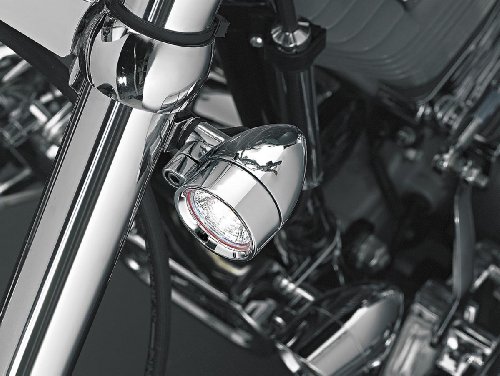 Kuryakyn 39MM 41MM Small Halogen Silver Bullets for Harley Body & Frame Parts Kuryakyn 2304